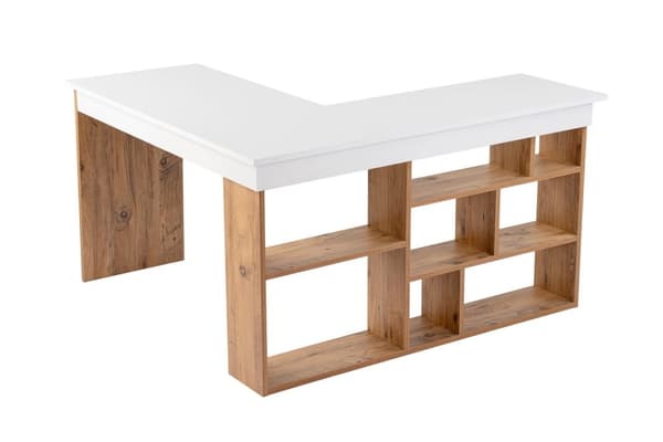 Study Desk Vesper - White, Atlantic Pine
