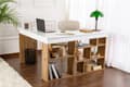 Miniatyrbillede 2 af 7: Study Desk Vesper - White, Atlantic Pine