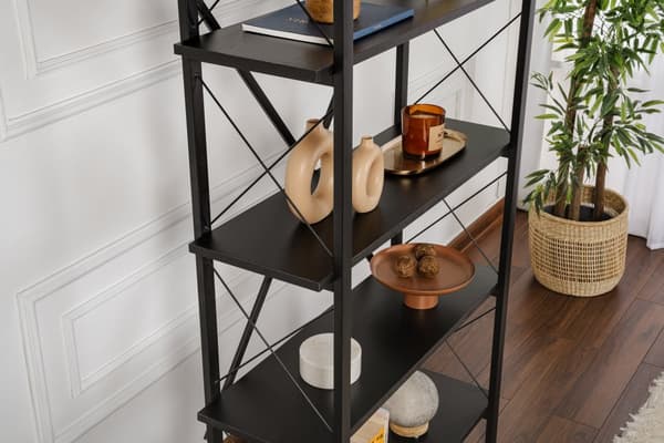 Bokhylle Elysian - Wood Black, Black