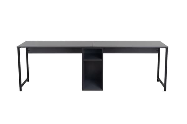 Study Desk Twin Study Desk - Antracit, Sort