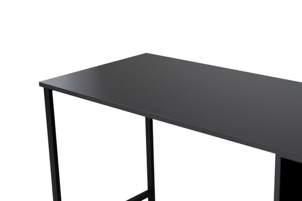 Study Desk Twin Study Desk - Antracit, Sort