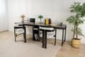 Miniatyrbillede 2 af 9: Study Desk Twin Study Desk - Antracit, Sort