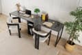 Miniatyrbillede 1 af 9: Study Desk Twin Study Desk - Antracit, Sort