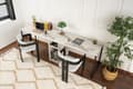Miniatyrbild 1 av 9: Study Desk Twin Study Desk - Freesia Marble, Black