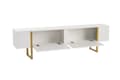 Miniatyrbild 8 av 9: TV-bänk Serenity - Vit, Guld