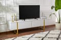 Miniatyrbild 1 av 9: TV-bänk Serenity - Vit, Guld