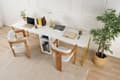 Miniatyrbild 1 av 9: Study Desk Twin Study Desk - Vit, Guld