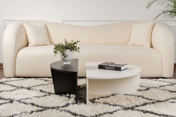 Sofabord Orion - Wood White, Wood Black