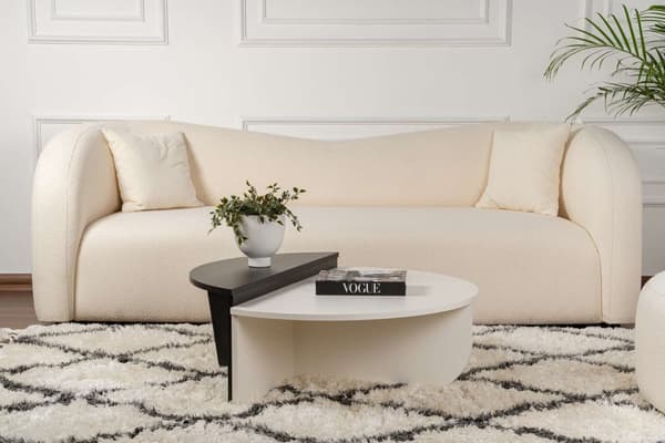 Sofabord Orion - Wood White, Wood Black