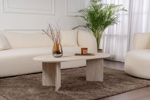 Soffbord Sable - Travertin