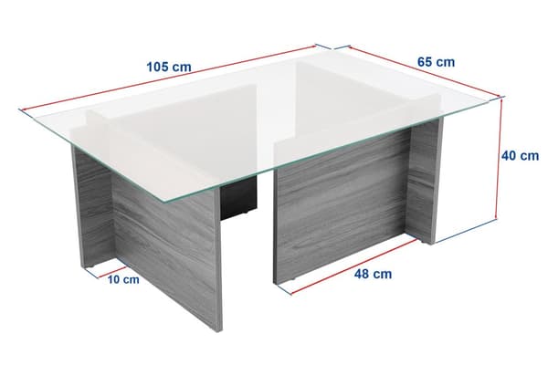 Sofabord Vetrino - Travertin