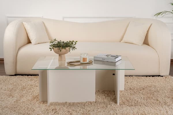 Sofabord Vetrino - Wooden White