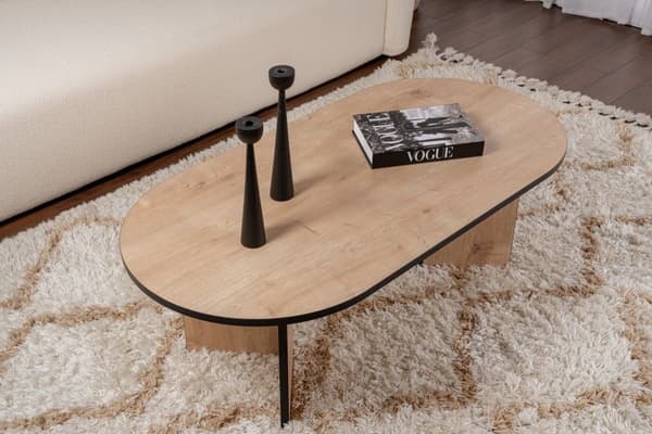 Sofabord Sable - Safir Eg, Sort
