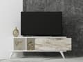Miniatyrbild 1 av 6: TV-bänk Liberty - Vit, Marmor