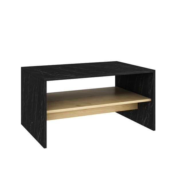 Soffbord Apollon - Svart Marmor, Safir Ek