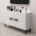 Miniatyrbilde 3 av 8: TV-stativ Ctn - Hvit