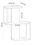 Miniatyrbilde 5 av 5: Vegghylle Octa - Safir