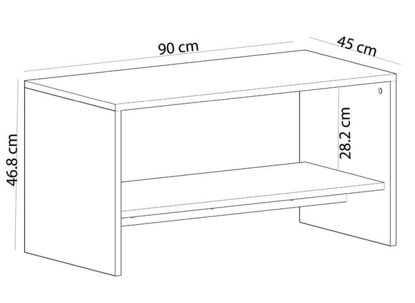 Soffbord Apollon - Vit