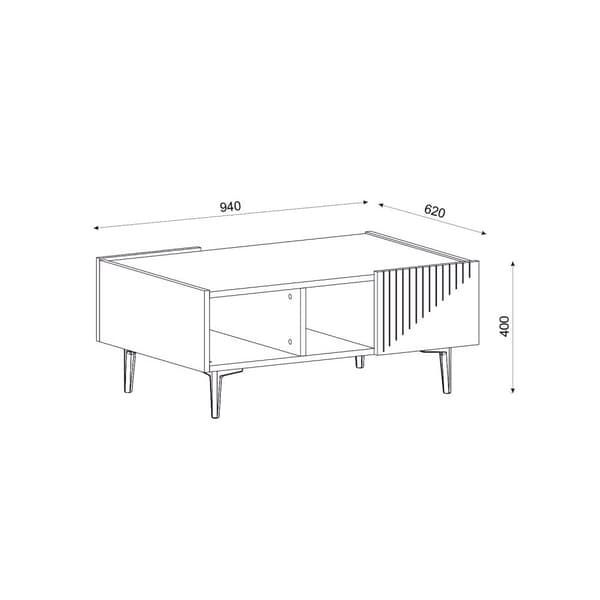 Sofabord Draw - antracit