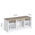 Miniatyrbilde 5 av 5: Skoskap London - Hvit, Safir Eik