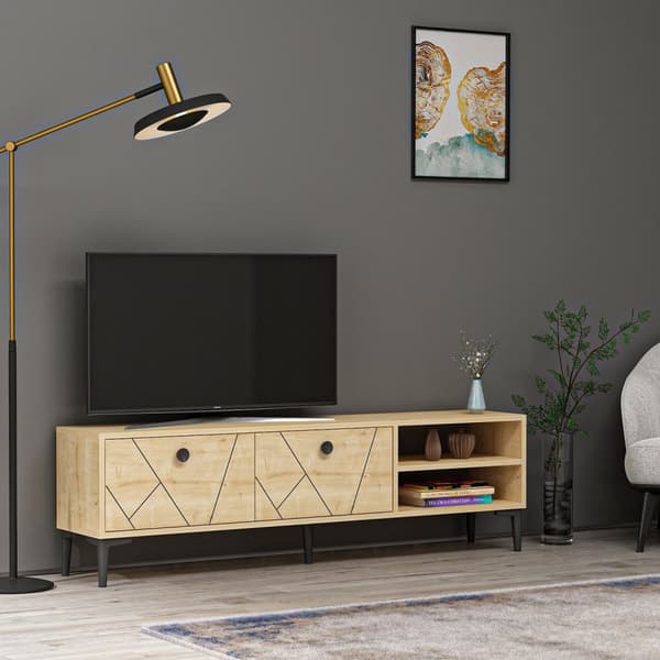 TV-stativ Clara - Sapphire Oak