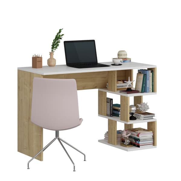 Arbetsbord Dardanos - Vit, Safir Ek