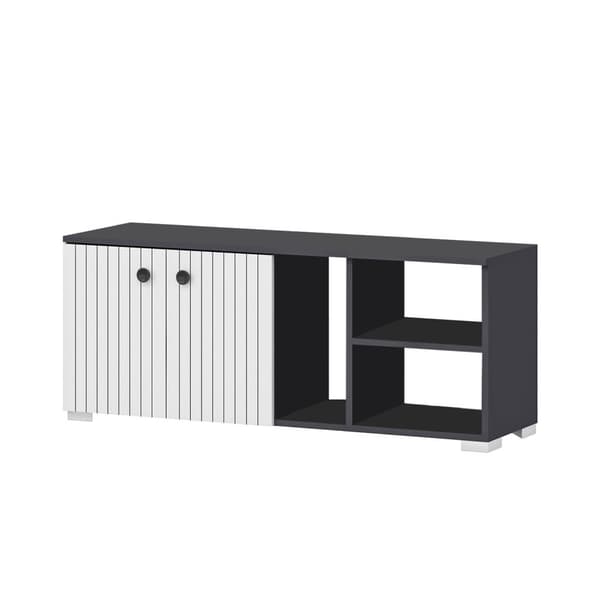 Skoskab Sarandon - Antracit, Hvid