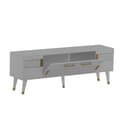 Miniatyrbilde 4 av 6: TV-stativ Moda - Hvit, Gull
