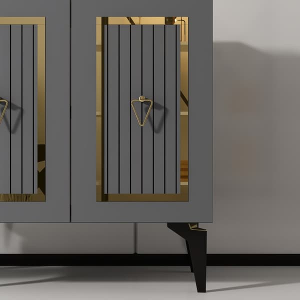 Console Capri - antracit, guld