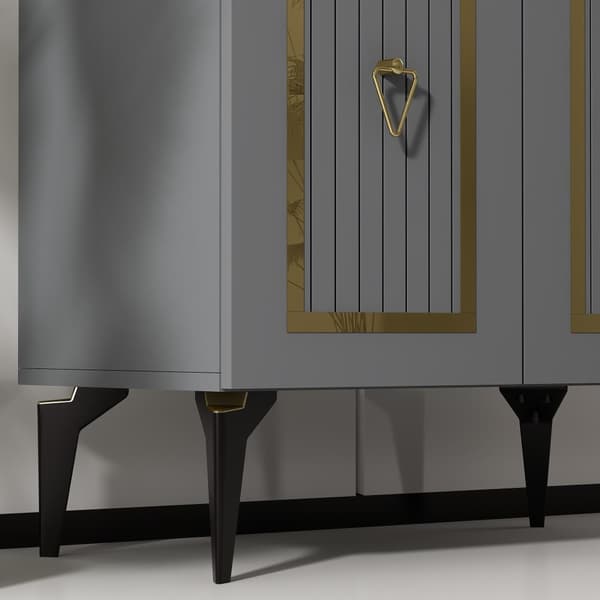 Console Capri - antracit, guld
