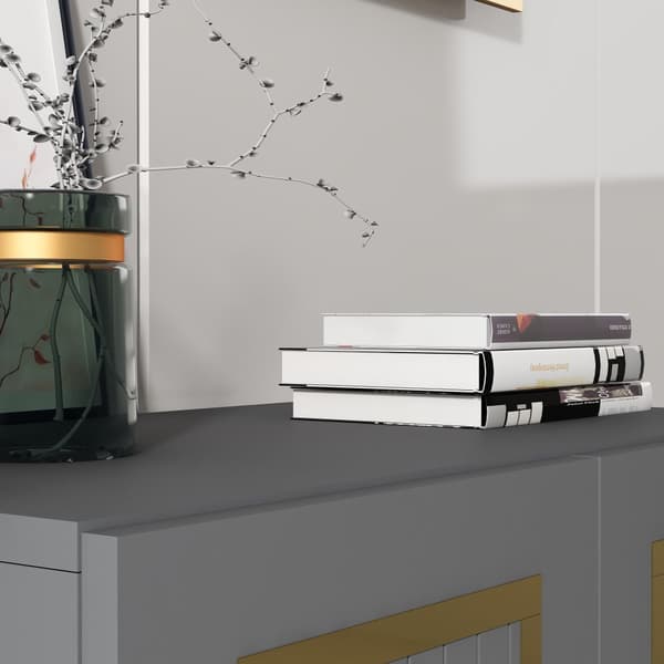 Console Capri - antracit, guld