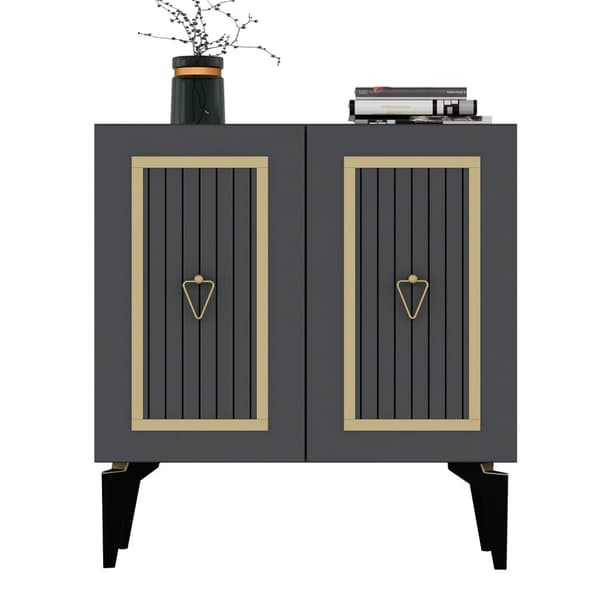 Console Capri - antracit, guld