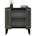 Miniatyrbild 7 av 9: Console Capri - antracit, guld