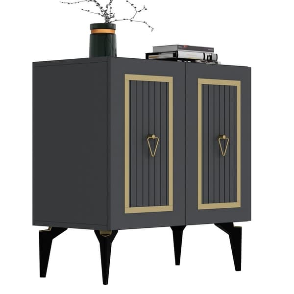 Console Capri - antracit, guld