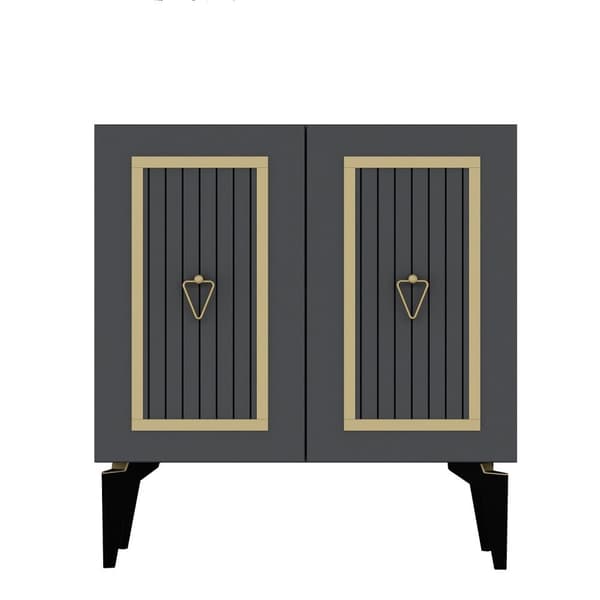 Console Capri - antracit, guld