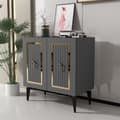 Miniatyrbild 2 av 9: Console Capri - antracit, guld