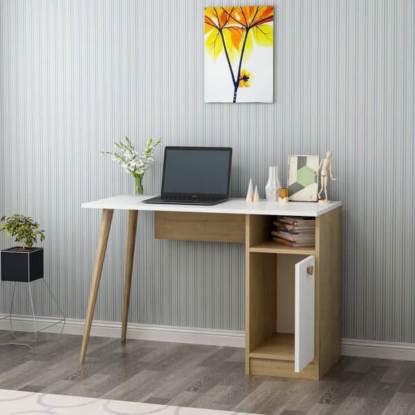 Arbetsbord Cannas - Vit, Safir Ek