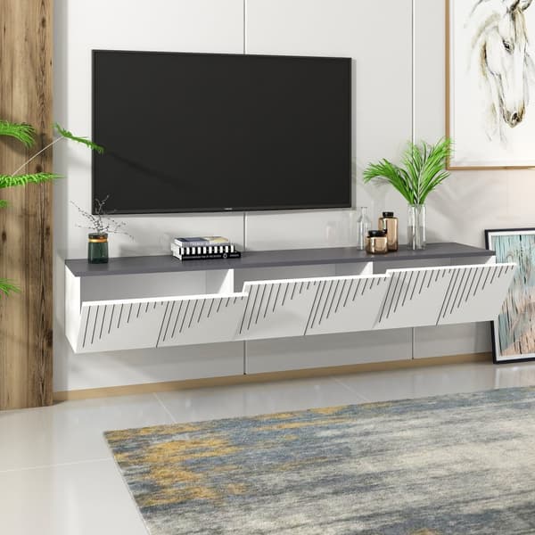 TV-stativ Artemis - Hvit, antrasitt