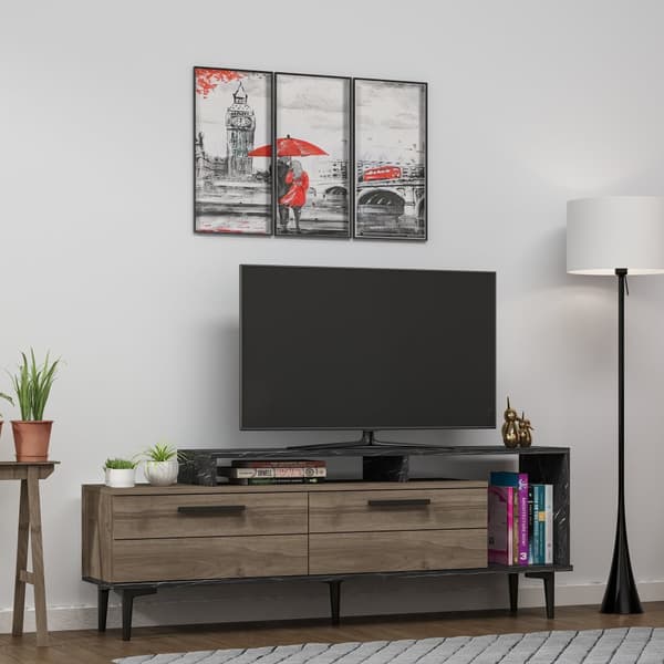 TV-stativ Niva - Valnøtt