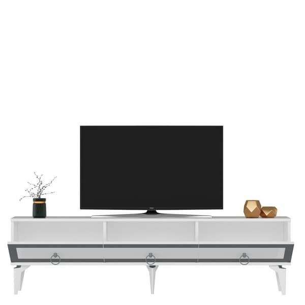 TV-stativ Ponny - Hvit, Sølv