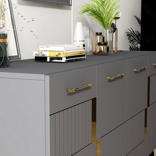 Console Moda - Antrasitt, Gull