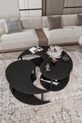 Miniatyrbilde 3 av 5: Sofabordsett Yin Yang 3 70 - Svart