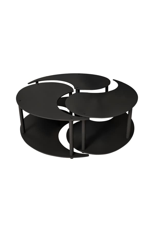 Sofabordsett Yin Yang 3 70 - Svart