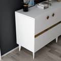 Miniatyrbilde 5 av 9: Konsoll Iris - Hvit, Gull