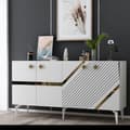 Miniatyrbilde 2 av 9: Konsoll Iris - Hvit, Gull
