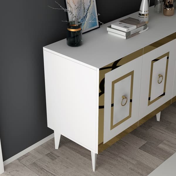 Konsol Karya - Vit, Guld
