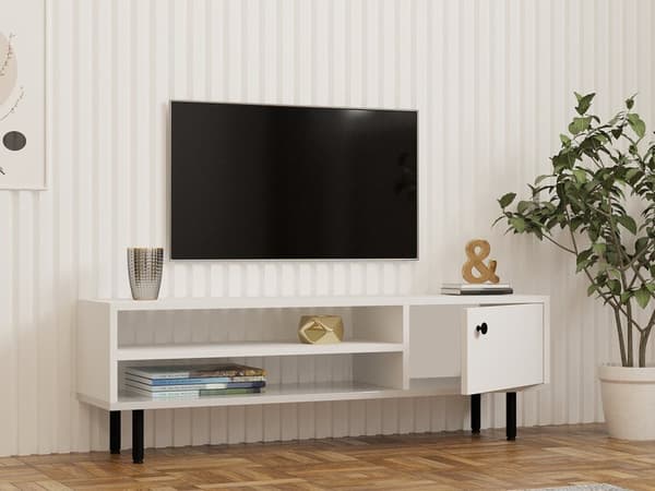 TV-stativ Avila - Hvit