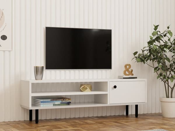 TV-stativ Avila - Hvit