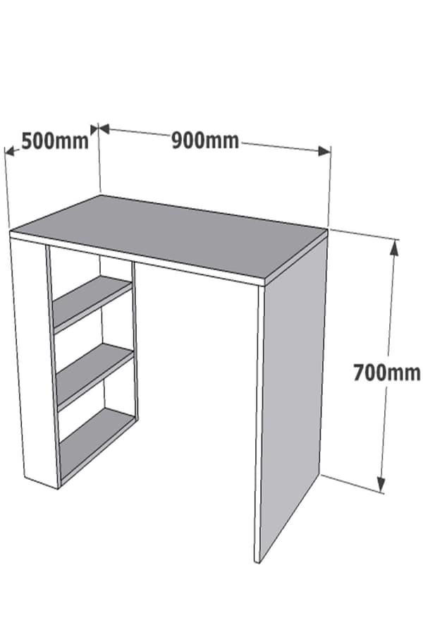 Study Desk Cool - Valnöt