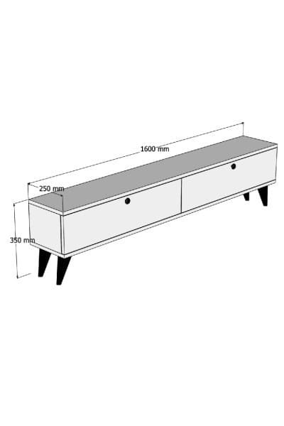 TV Stand Paris - Valnød